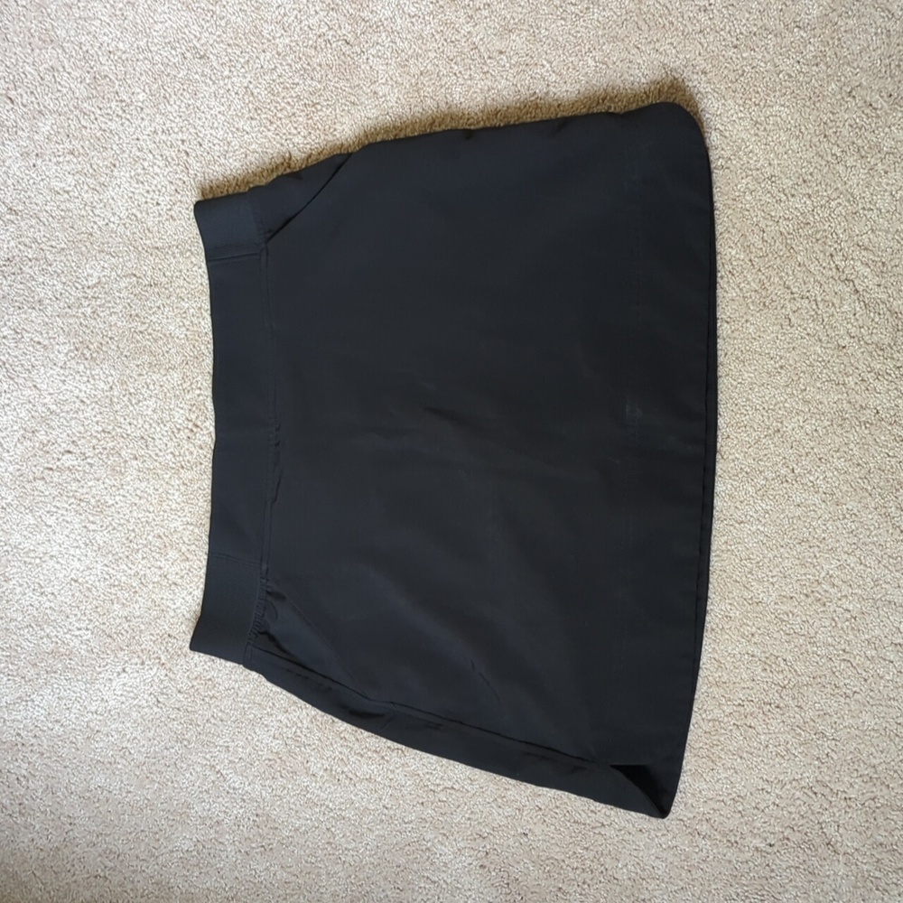 Black athletic skirt black size medium